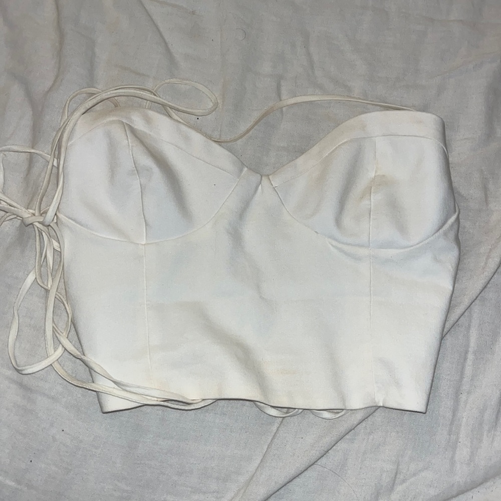 Zara Strappy Bandeu Top